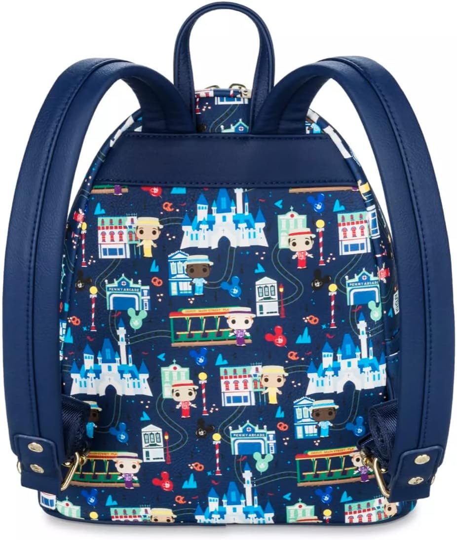 Disney Parks Loungefly Dapper Dans Mini Mochila Main Street U.S.A.