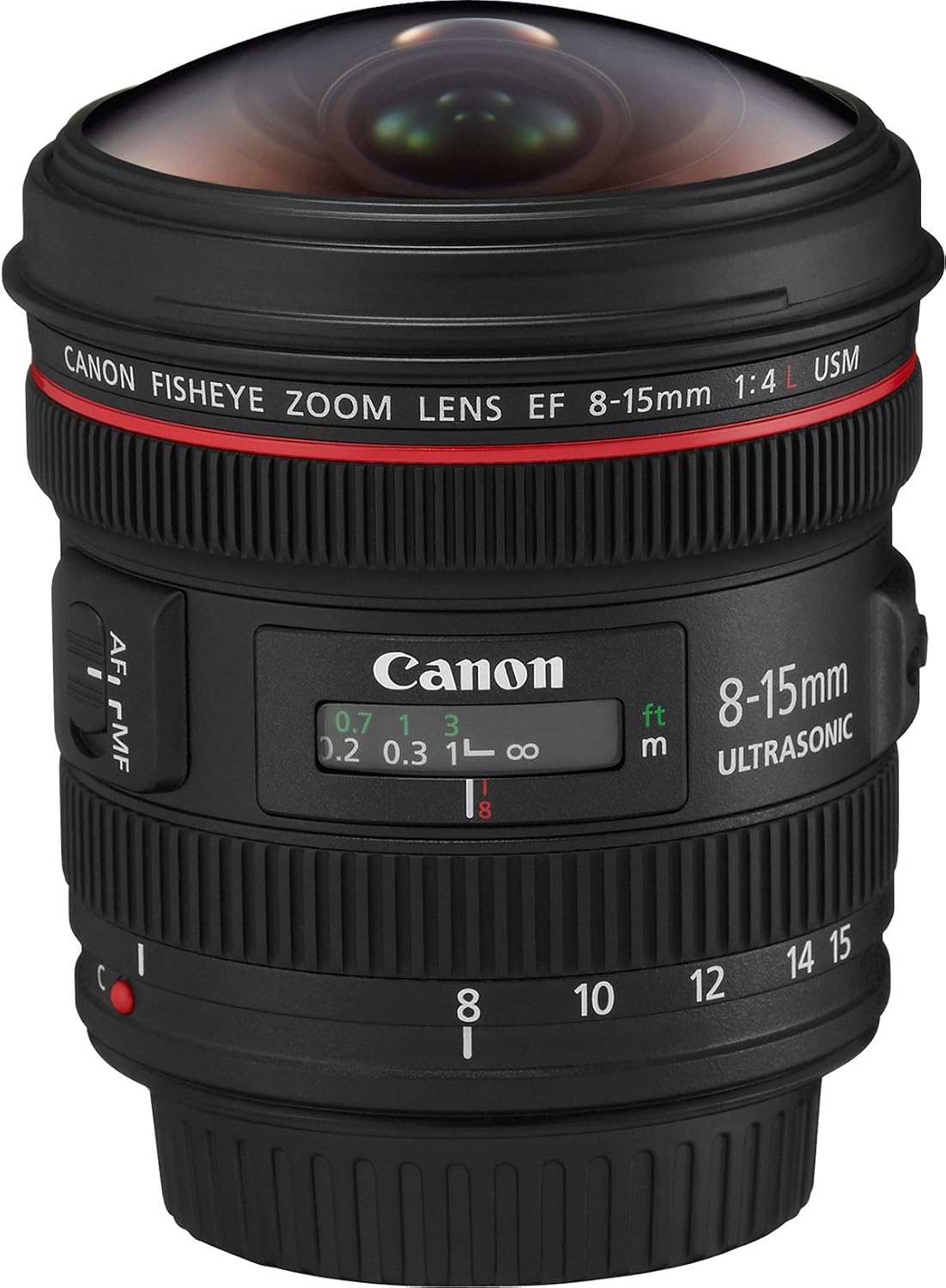 Canon EF 8-15mm f/4L Fisheye USM SLR Wide fish-eye lens Black