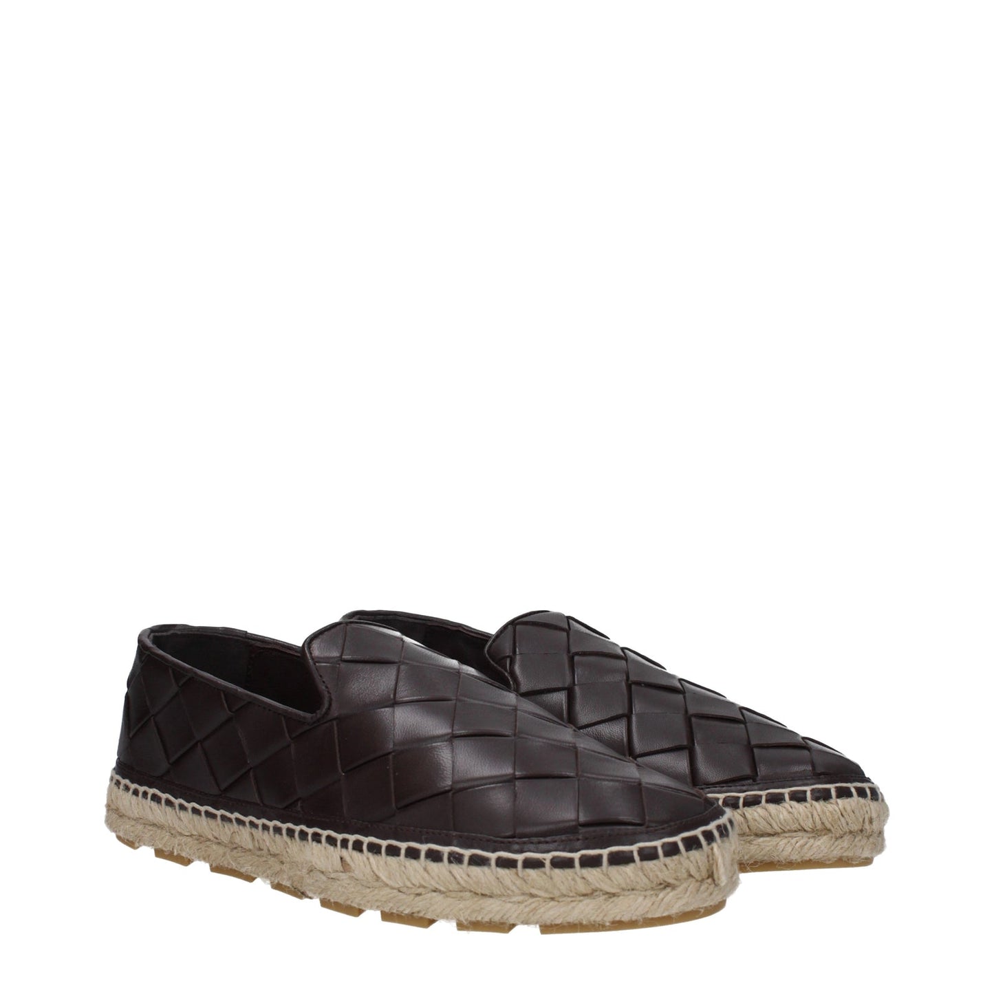 Bottega Veneta Espadrillesジャケットレザーブラウン/ダークチョコレート - Image 3