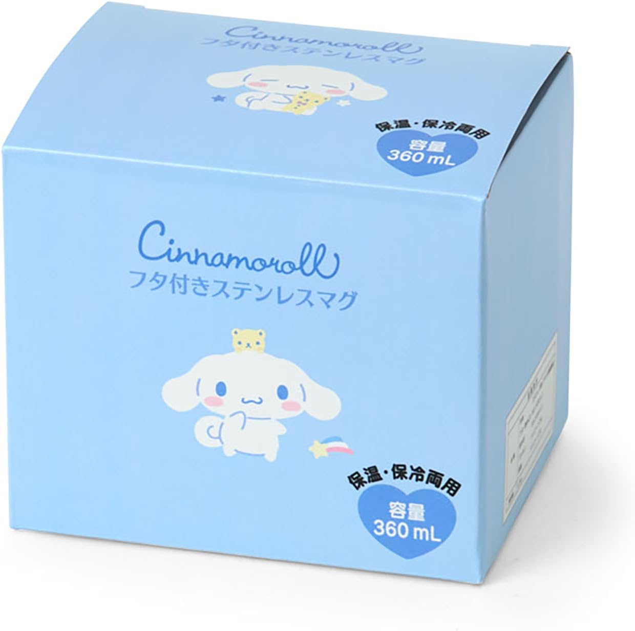 Sanrio 297011 Stainless Steel Mug with Lid, Cinnamo Roll, Body: Stainless Steel Copper (Acrylic Resin Coating), Lid (Drinking Mouth) Handle: Polypropylene, Gasket/Bottom Surface: Silicone Rubber, Heat