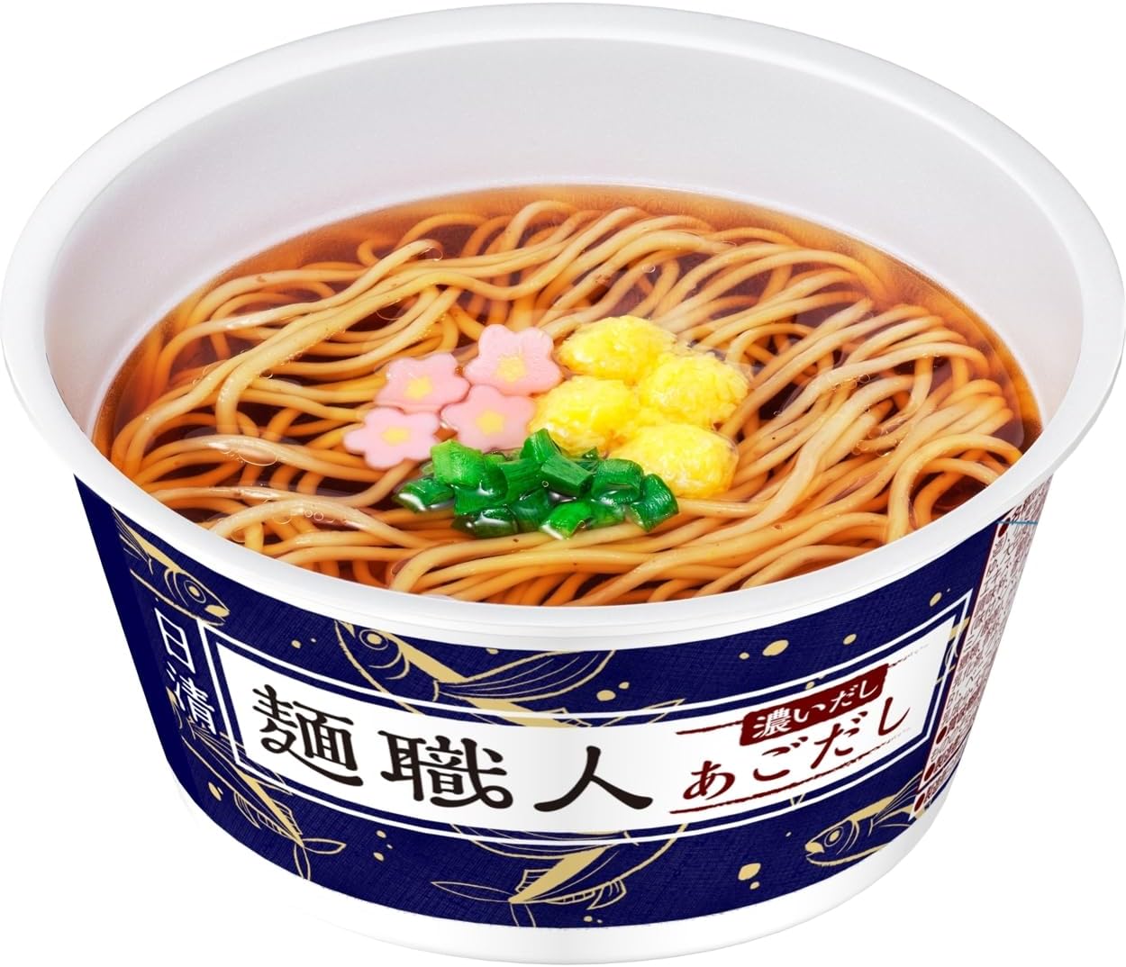 Nissin Noodle Artisan Thick Soup Chin Dashi (Charcoal Grilled Chin Dashi), Nissin Foods Cup Noodles, 3.3 oz (87 g) x 12 Packs