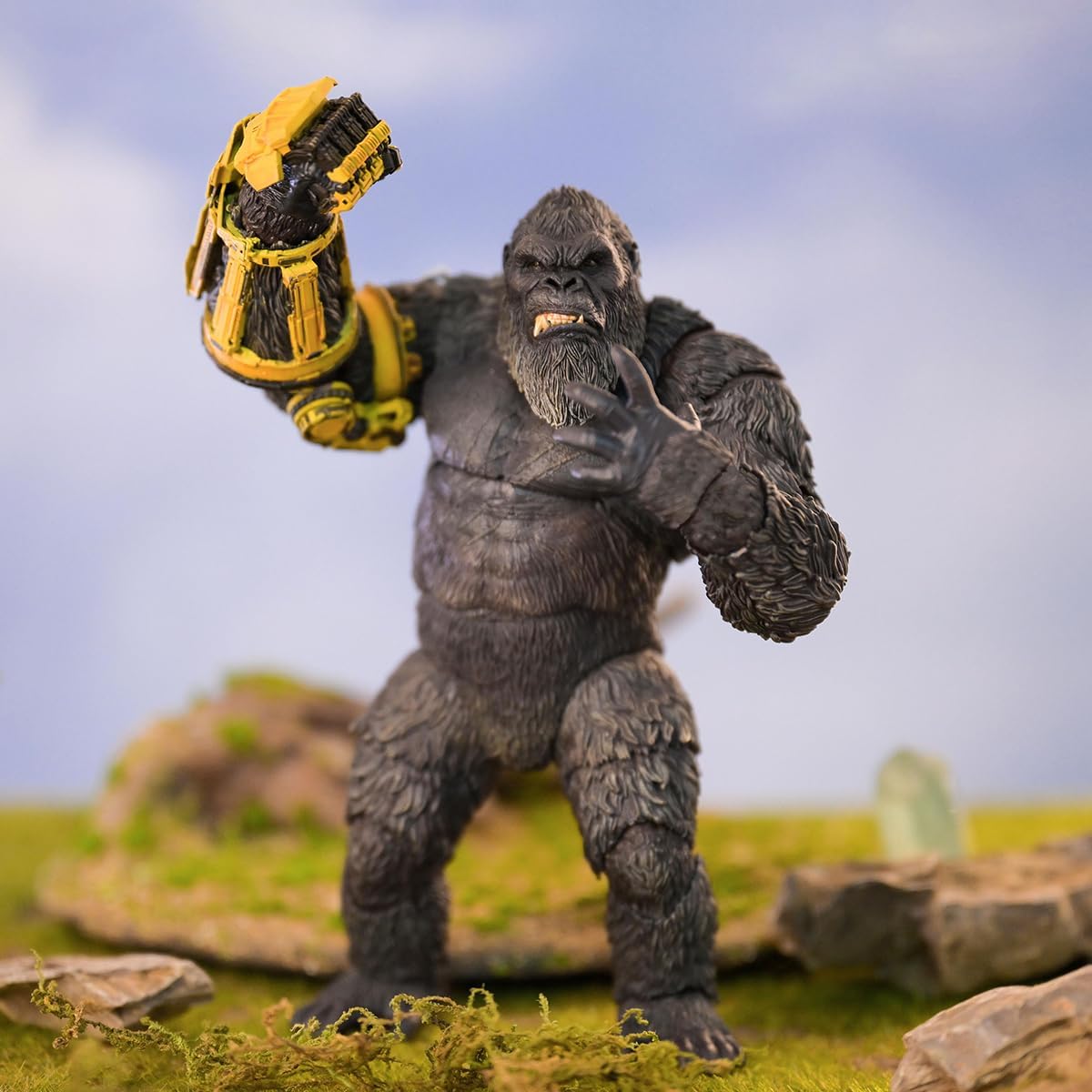 HiPlay Hiya Toys Godzilla vs Kong: A New Empire, Mechanical Glove Ver. Exquisite Basic Action Figure, EBG0433, Painted Finished Product