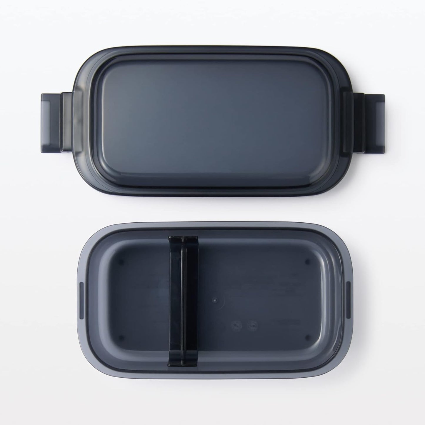 Mu-in Ryohin Easy-to-Wash Bento Box, Black, 500mL, 82994292