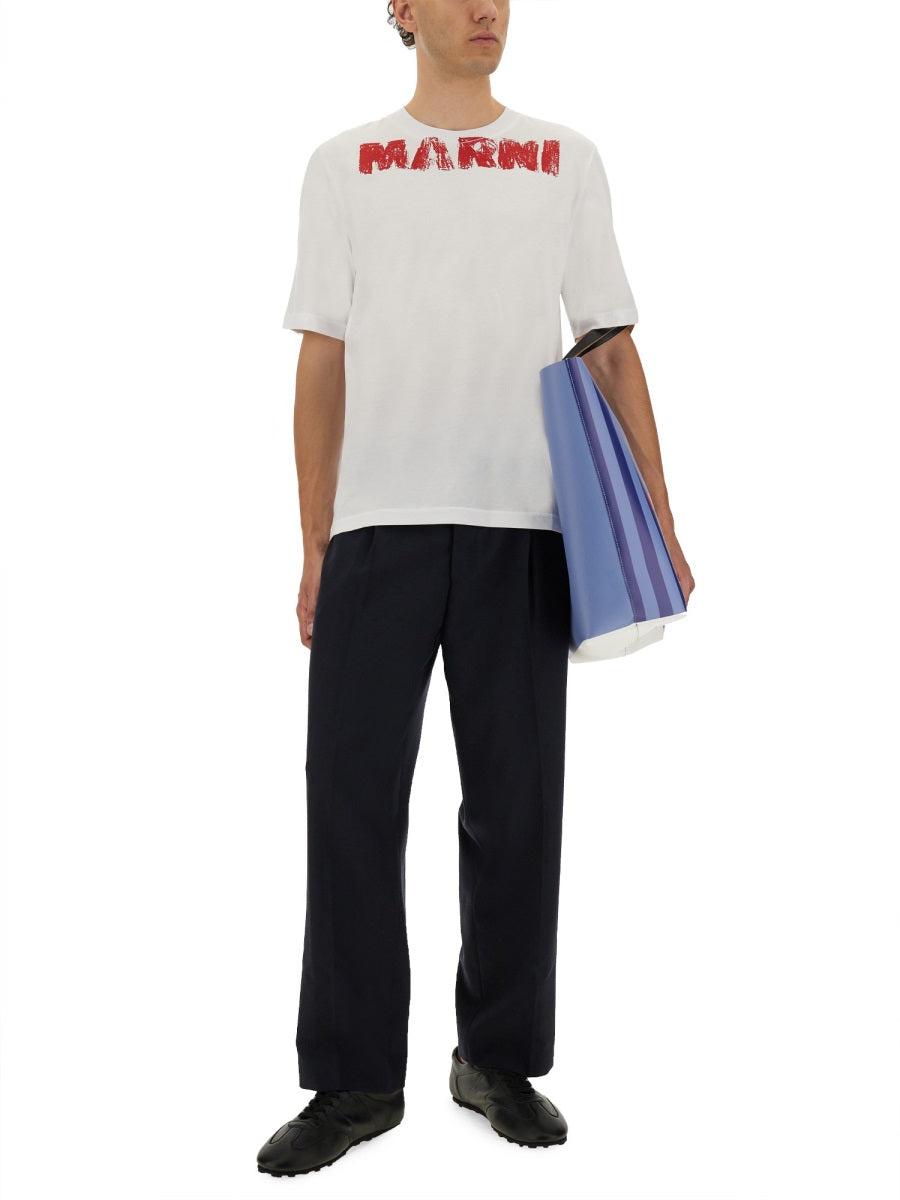 Marni マキシプリント付きマルニコットンTシャツ - Image 3