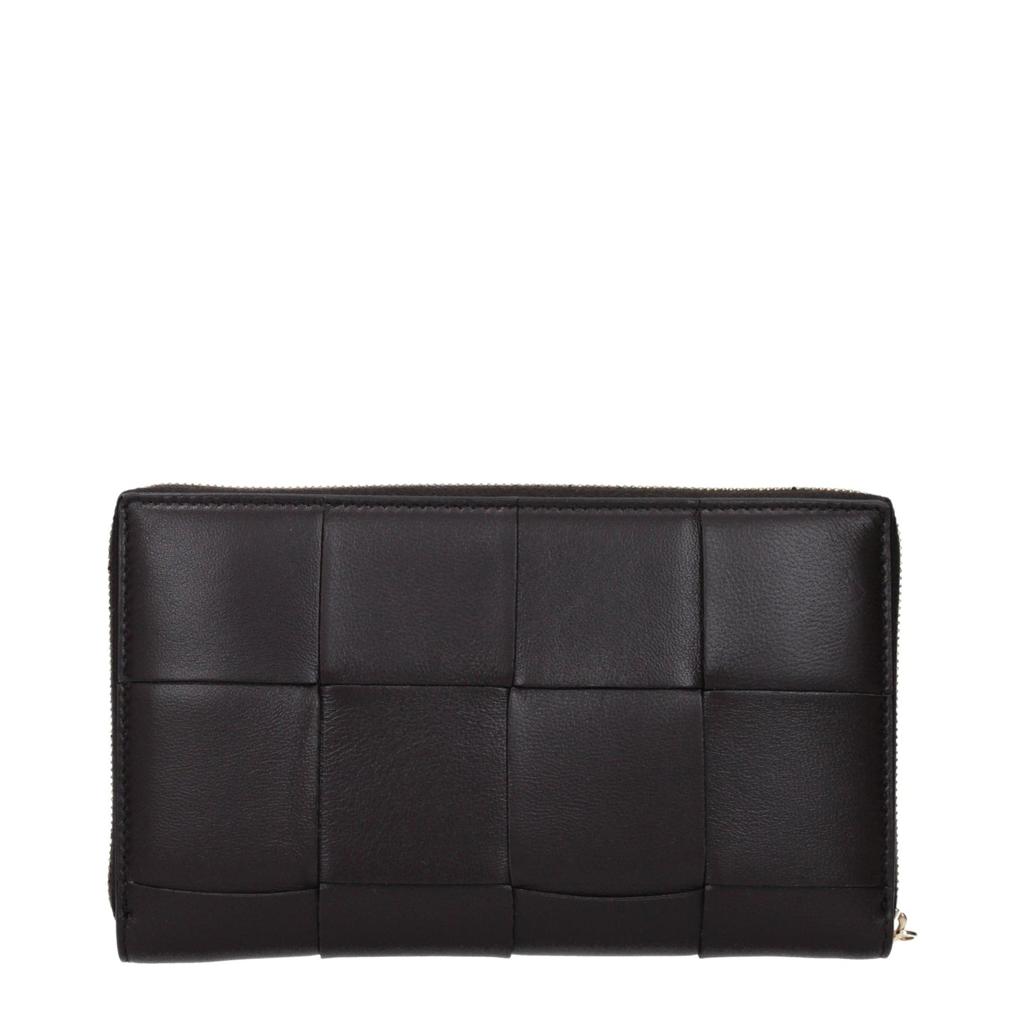 Bottega Veneta Wallets Cassettes女性茶色の革/ダークチョコレート - Image 3