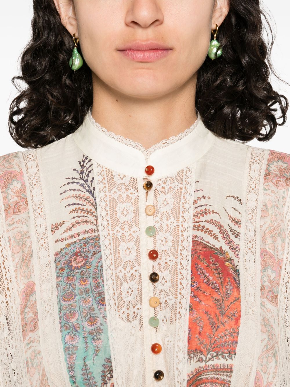 Zimmermann Zimmermann Rhiannonプリントコットンミニドレス - Image 3