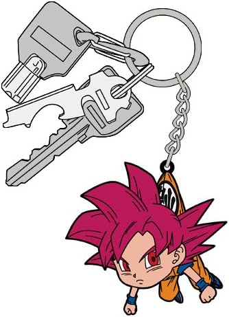 Dragon Ball Super Goku Tumamari Keychain (Super Saiyan God Ver.)