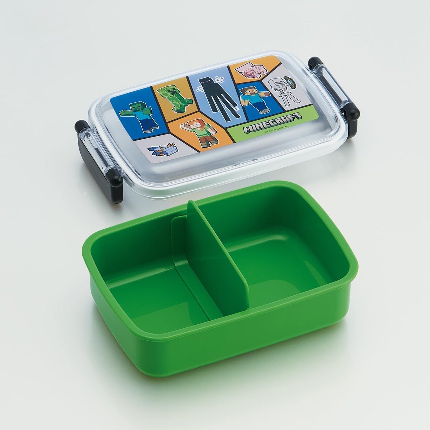 Skater (Skater) Children's Lunch Box, 1-Tier, 15.2 fl oz (450 ml), Domed Type for Fluffy Serving, Antibacterial, Children's, Made in Japan, Minecraft 25, for Boys, RBF3ANAG