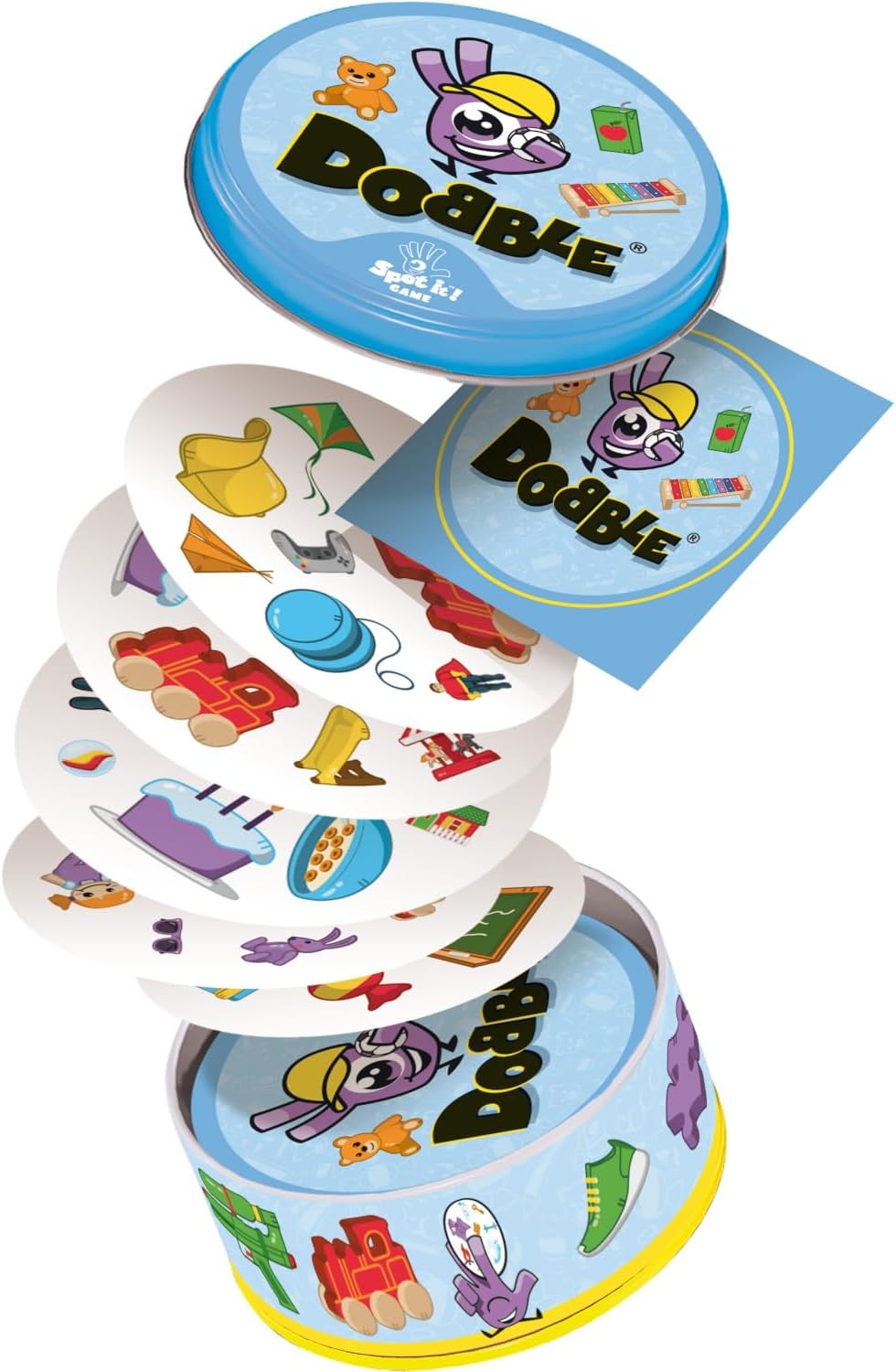 Hobby Japan Dobble Kids Board Game (2024 Version), Japanese Version (For 2 - 8 Players, 15 Minutes, For 4 Years and Up)