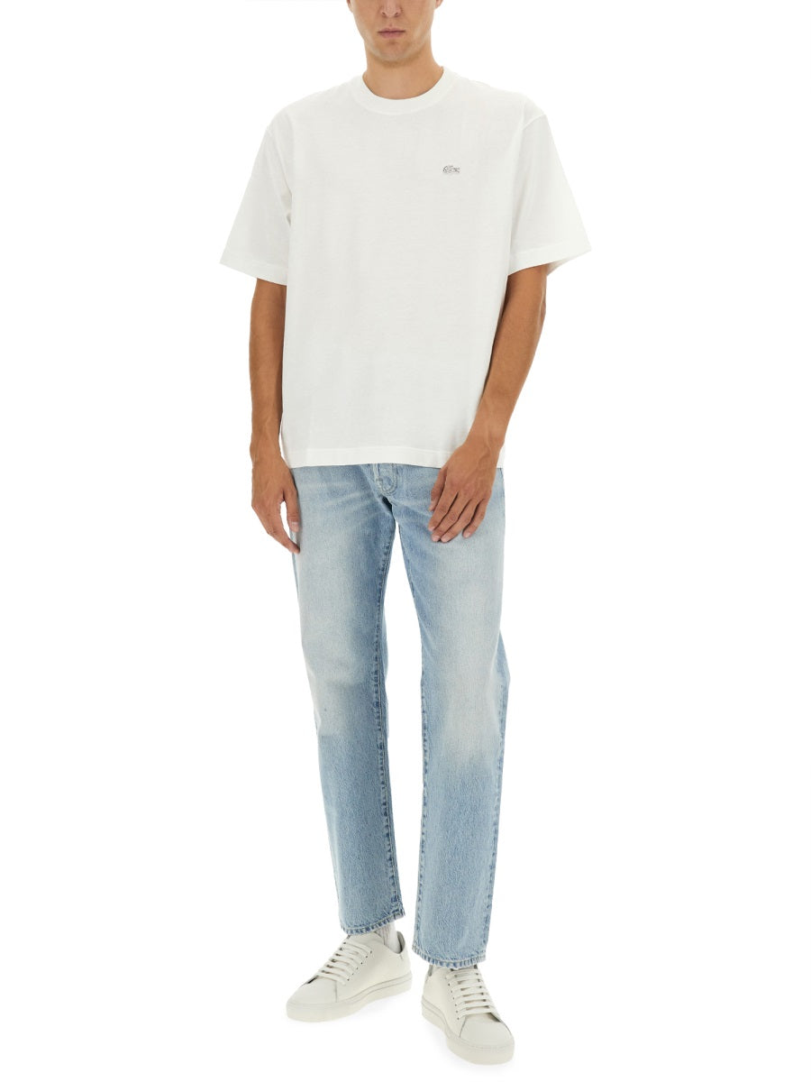 Lacoste ロゴ付きのラコステTシャツ - Image 3