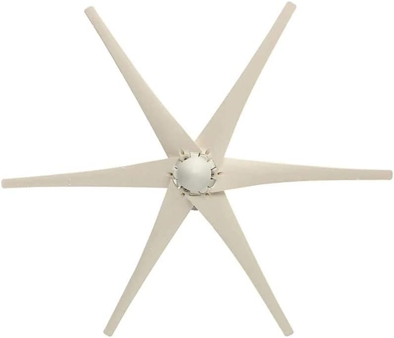 風力タービン、6枚羽根水平風力発電機 風力タービン発電機 コントローラー付き 風車 エネルギー タービン 充電、24V (12V)