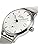 The Stack Authentic Round Classic Men's Women's Wristwatch, Made in Japan, Bar × Silver mesh, Bracelet Type