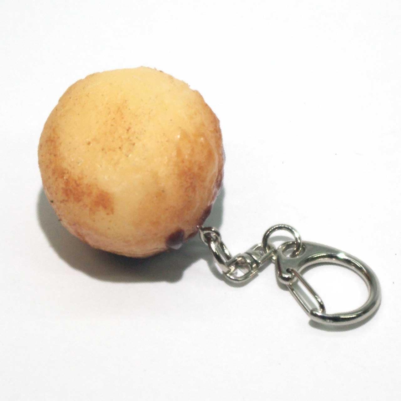 Takoyaki 017TK Food Sample Keychain Cute, Funny, Souvenir, Present, Coconut Accessory