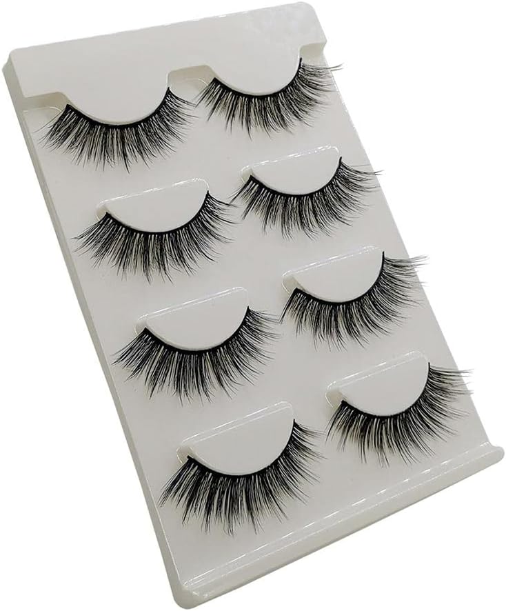 Matsudaya (G108) 4 Pairs G1 Series Eyelashes Ultra Dense Recitals Stage Use Everyday Makeup Natural Cute Long Eyelashes Extensions Luxury Fake Eyelashes