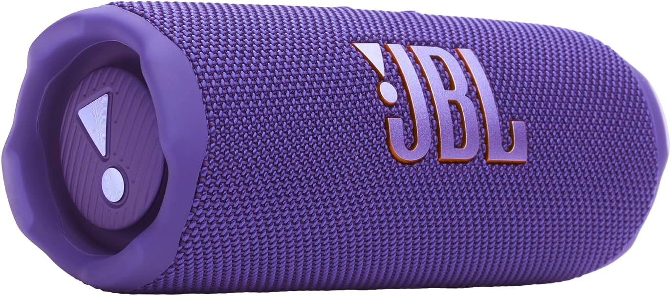 JBL FLIP 7 Portable Speaker Waterproof Dustproof Bluetooth Up to 14+2 Hours Playtime, AURACAST App Supported, USB Audio (Purple)