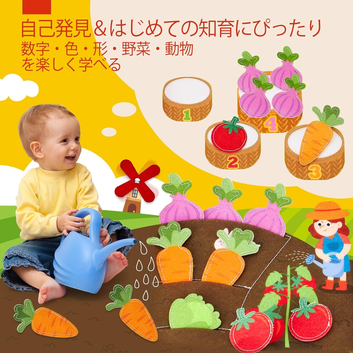 Montessori Book 1 Year Old - Activity Busy Board Interactive Book Montessori Toy Educational Toy Popular 1 2 3 4 Year Old Kids Girls Boys Children's Day Birthday Gift