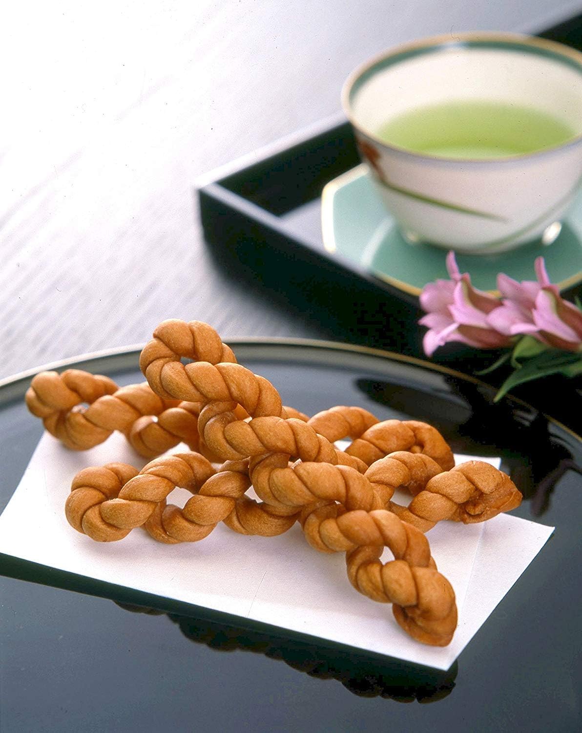 【 Suzhou Lin 】 Soft Hemp Flower Twists, 7 pieces per bag / Nagasaki Souvenir x2 bags