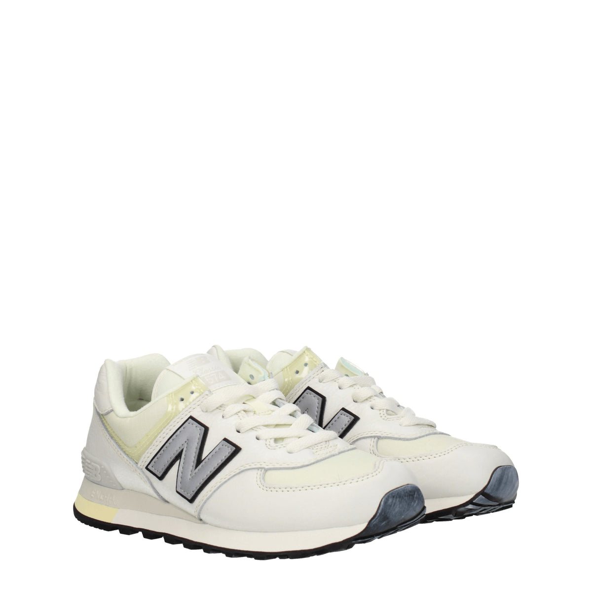 Designer Brand ニューバランススニーカー574マンファブリックベージュ - Image 3