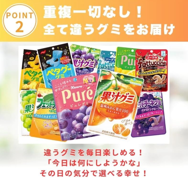 kaimoshop グミ 詰め合わせ 福袋 8種8袋 ハードぐみ お菓子 駄菓子 おやつ プレゼント ギフト