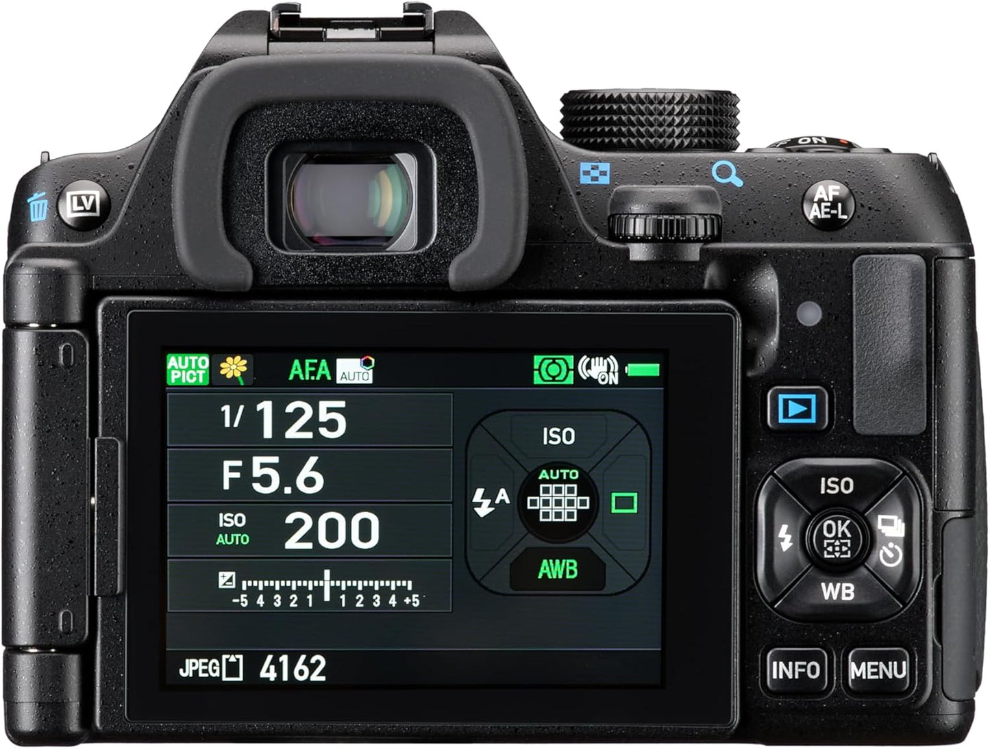 KF (Black) Body Kit smc Pentax DA35mm F2.4 with HB