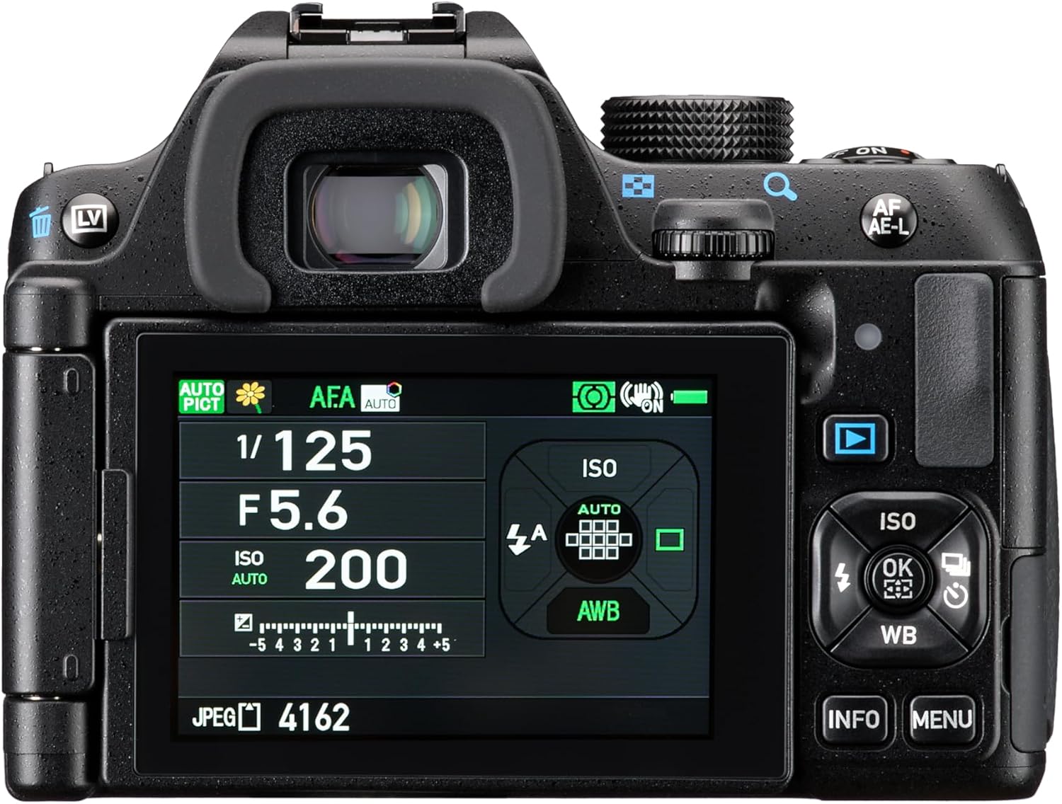 KF (Black) Body Kit smc Pentax DA35mm F2.4 with HB