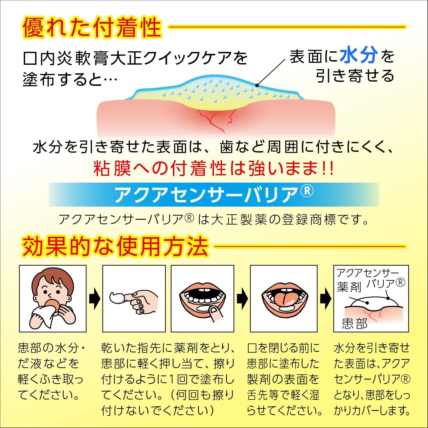 【指定第2類医薬品】口内炎軟膏大正クイックケア 5g
