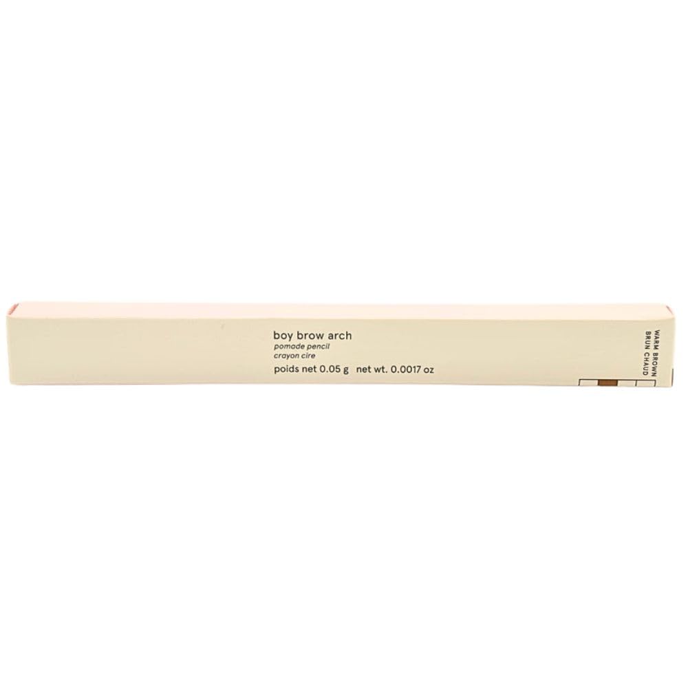 Glossier Boy Brow Arch 2-en-1 Lápiz de cejas de larga duración Pomada - Marrón cálido