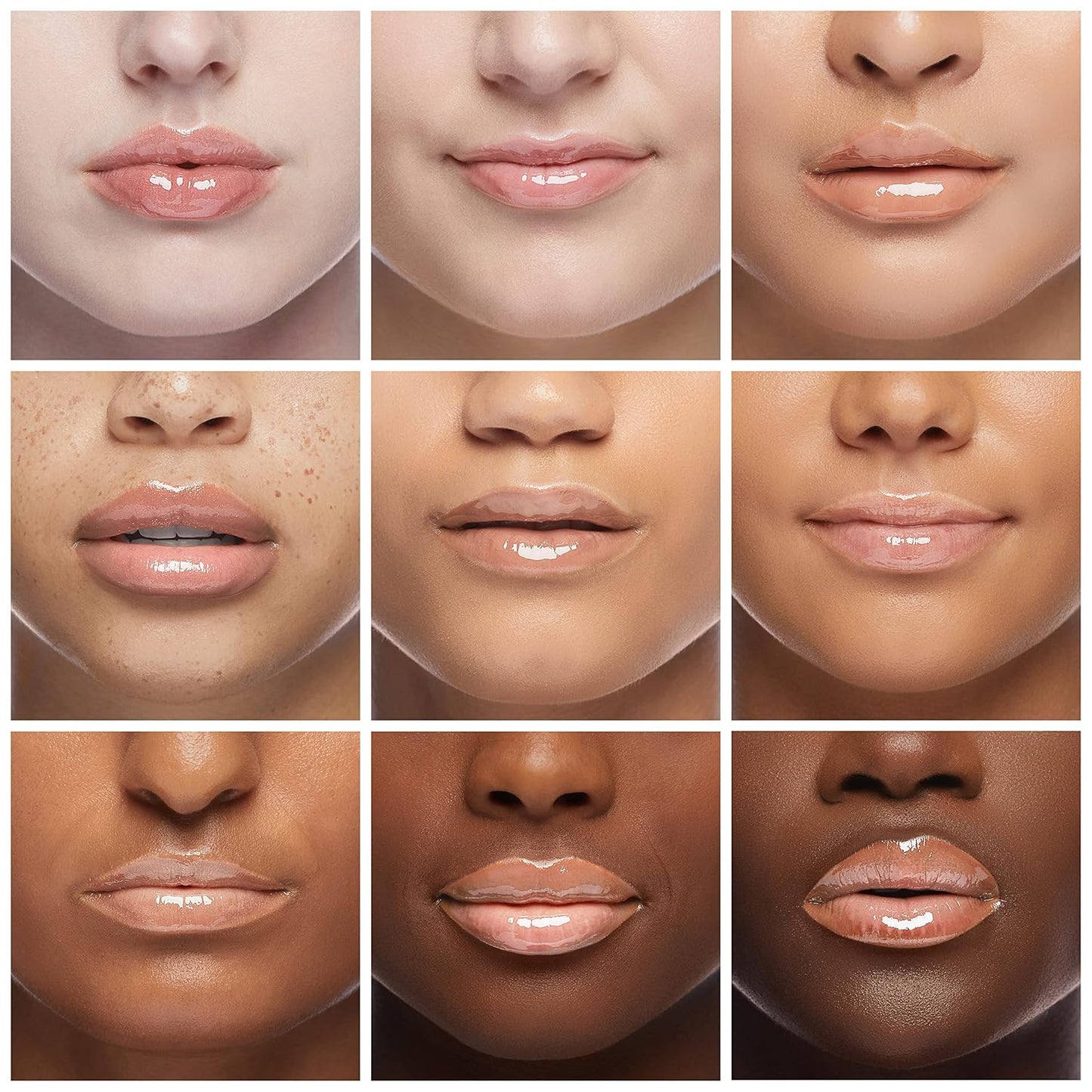 Manteca de Karité Lip Gloss de lato brillo L.A. Colors, de 0,14 onza, Transparente