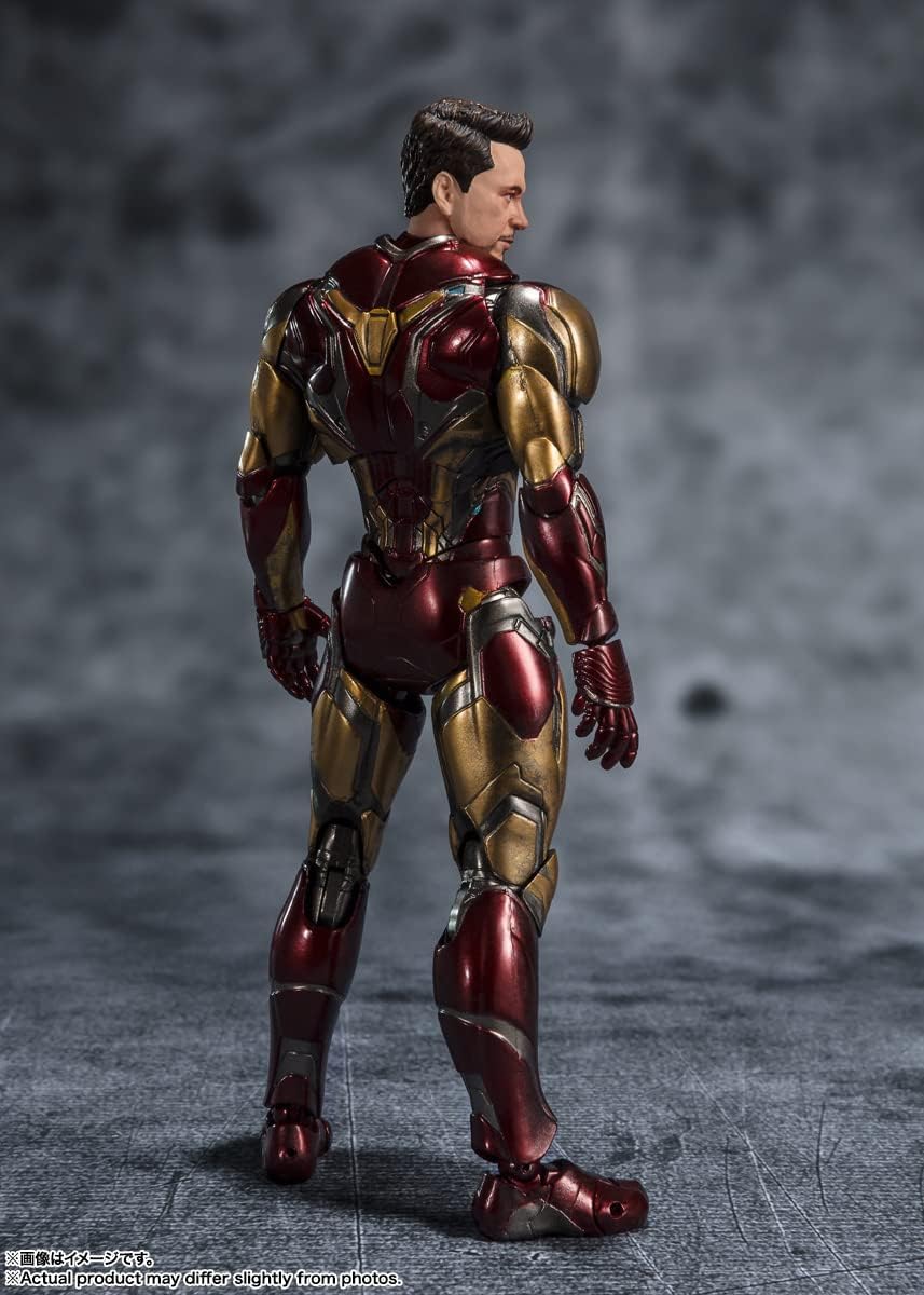 BANDAI SPIRITS S.H. Figuarts Avengers End Game Iron Man Mark 85 - FIVE YEARS LATER ~ 2023 EDITION - (THE INFINITY SAGA) Approx. 6.3 inches (160 mm), PVC & ABS, Pre-painted Action Figure