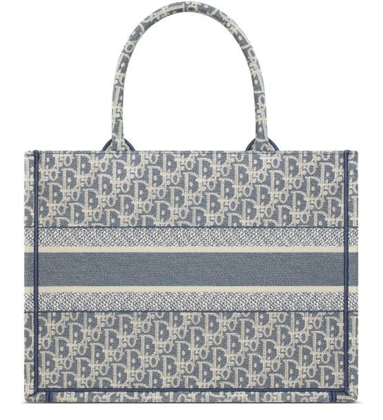Medium Dior Book Tote Dior Oblique embroidery - Image 3