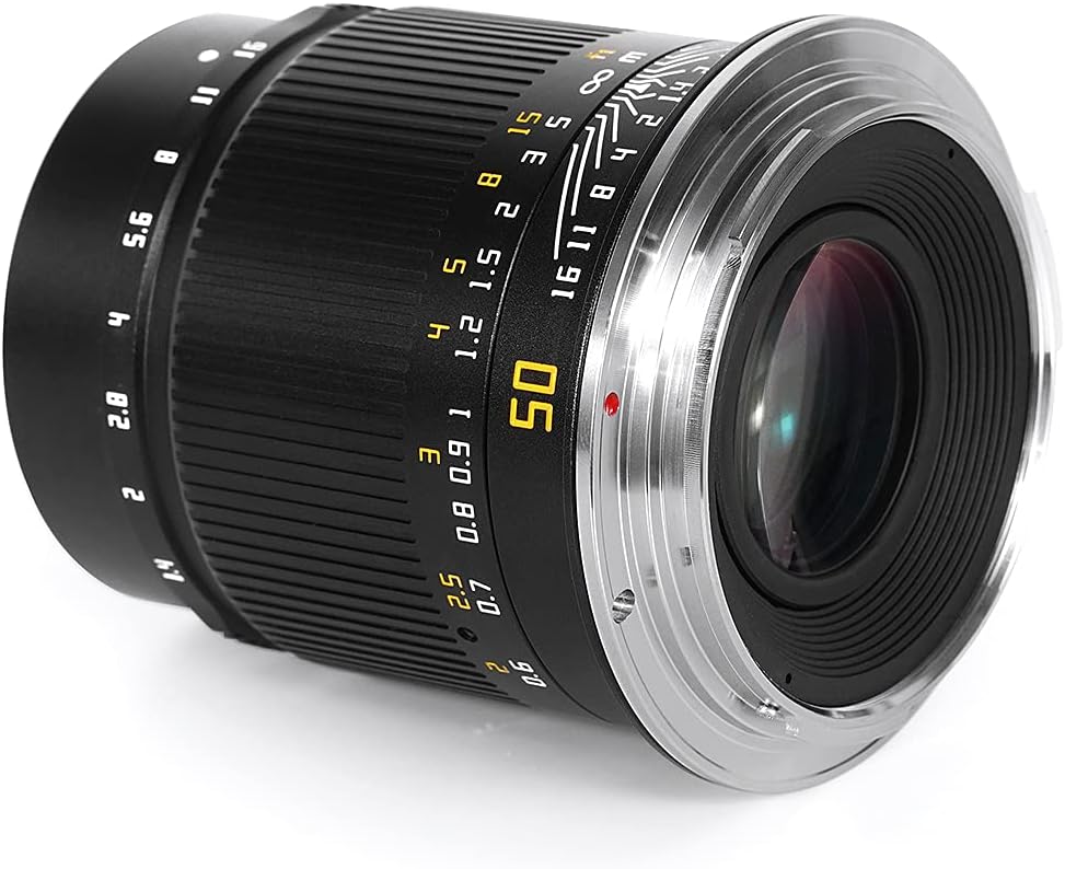 TTArtisan 50mm f/1.4 ASPH RF Mount EOS-R Black Lens Brand Optics