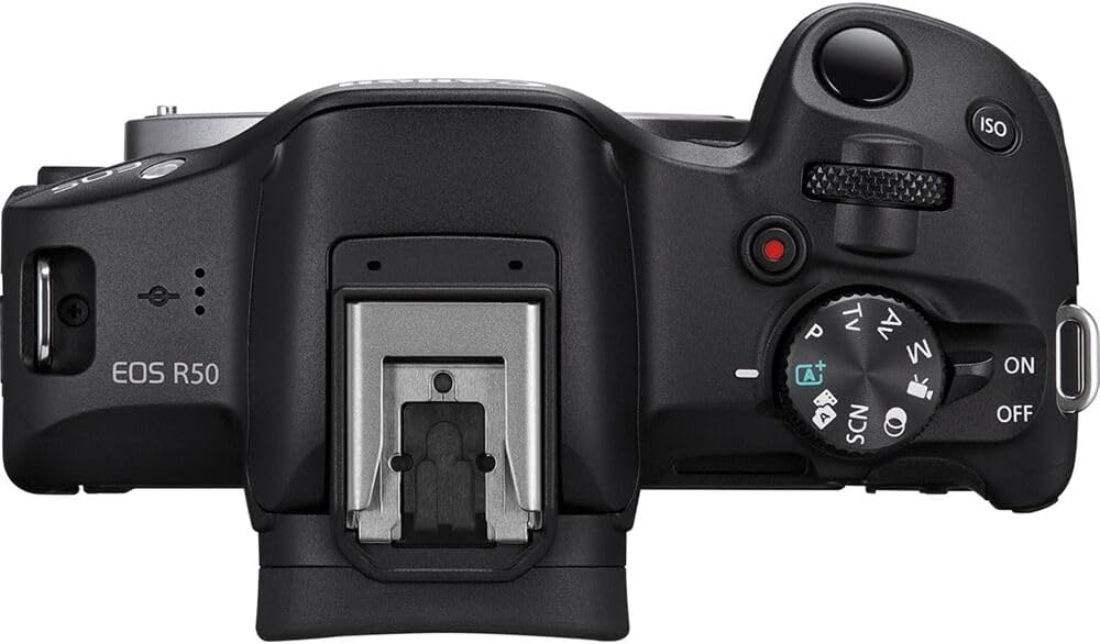 Canon Mirrorless SLR Camera EOS R50 (Black) RF-S18-45mm F4.5-6.3 is STM Lens (Renewed)