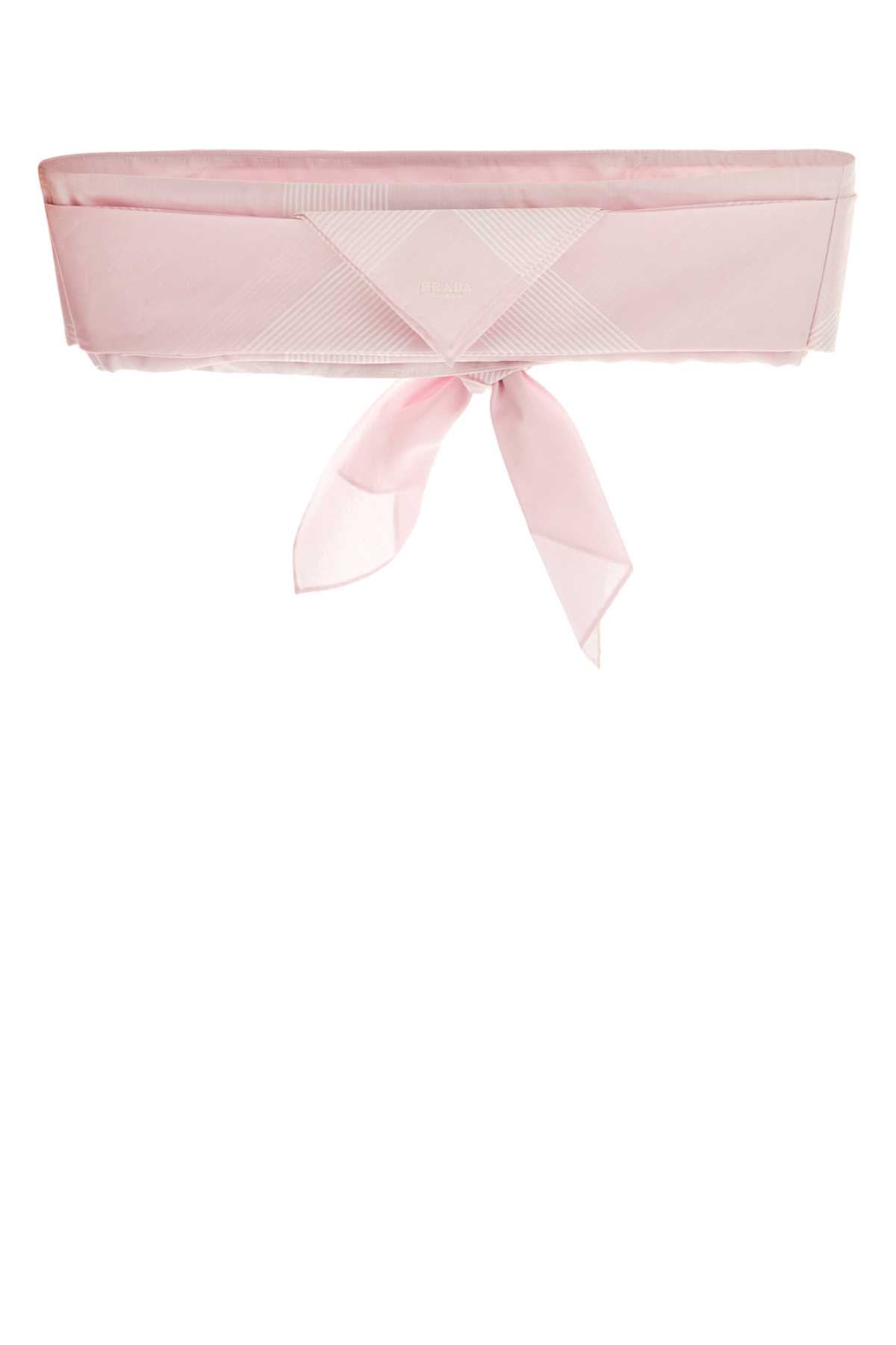 Prada プラダパステルピンクコットンクロップトップ - Image 3