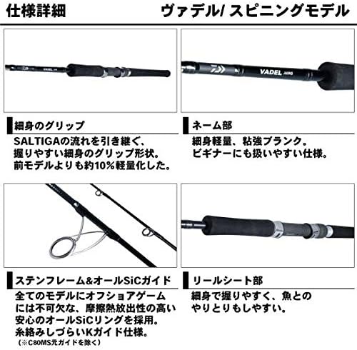 Daiwa VADEL Jigging Rod/Casting Rod, Various