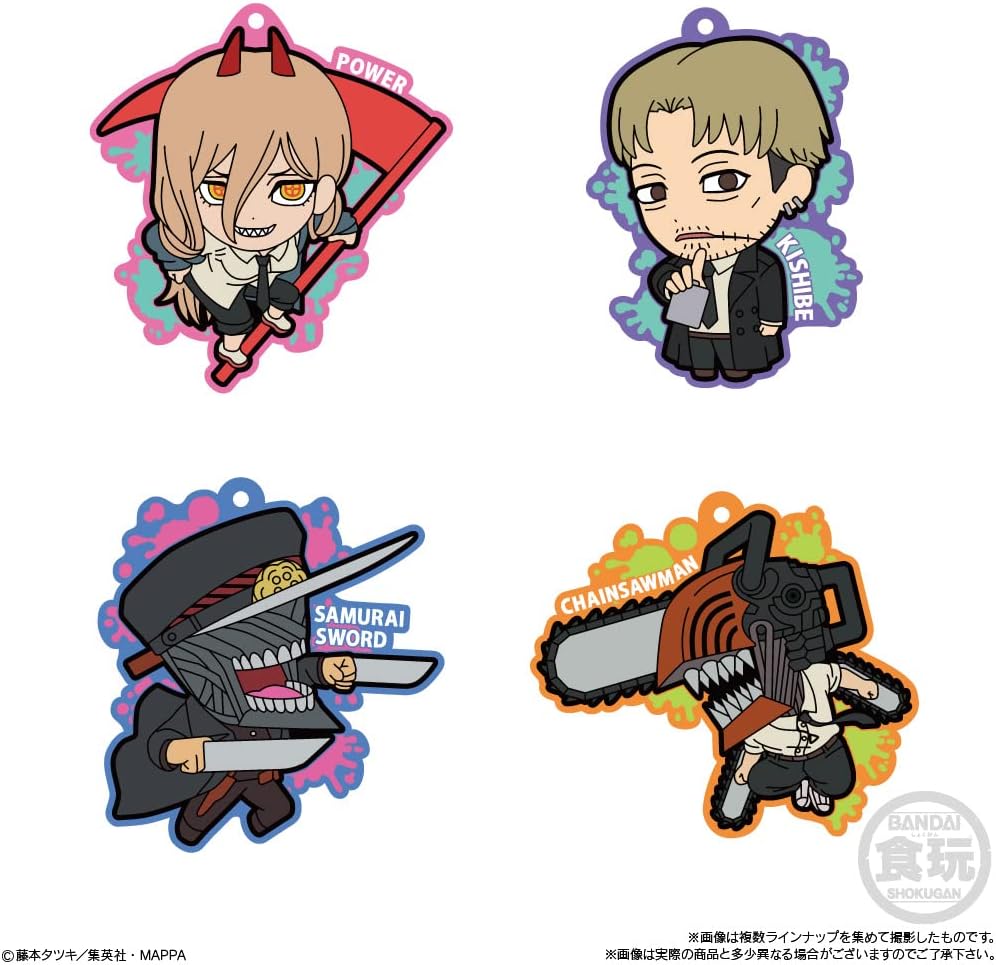 Chain Sawman Laboration, Pack of 12, Candy Toy, Chewing Gum (Anime)