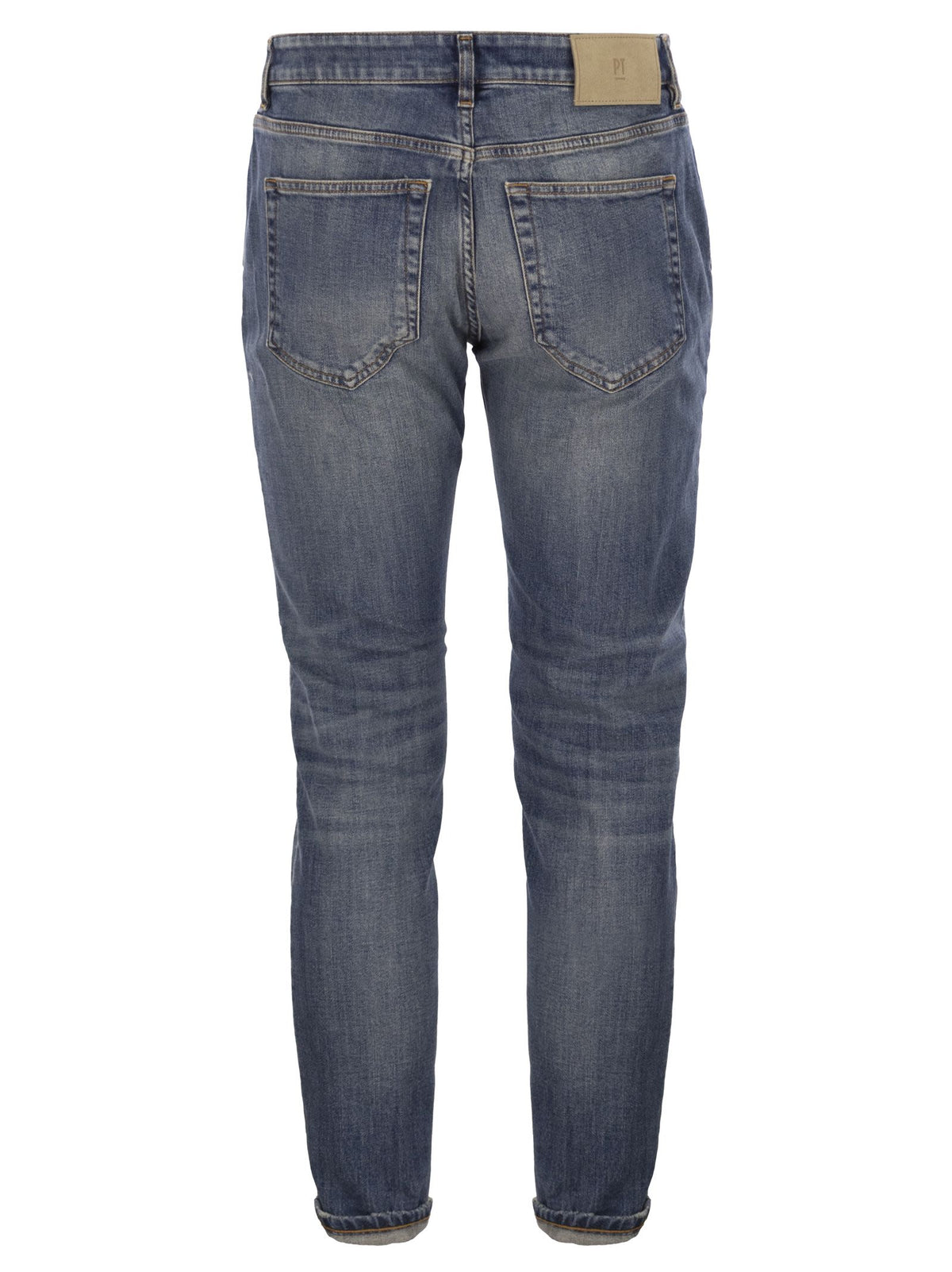 Pt Pt Torino インディー ストレッチ コットン & カシミア デニム パンツ - Image 3