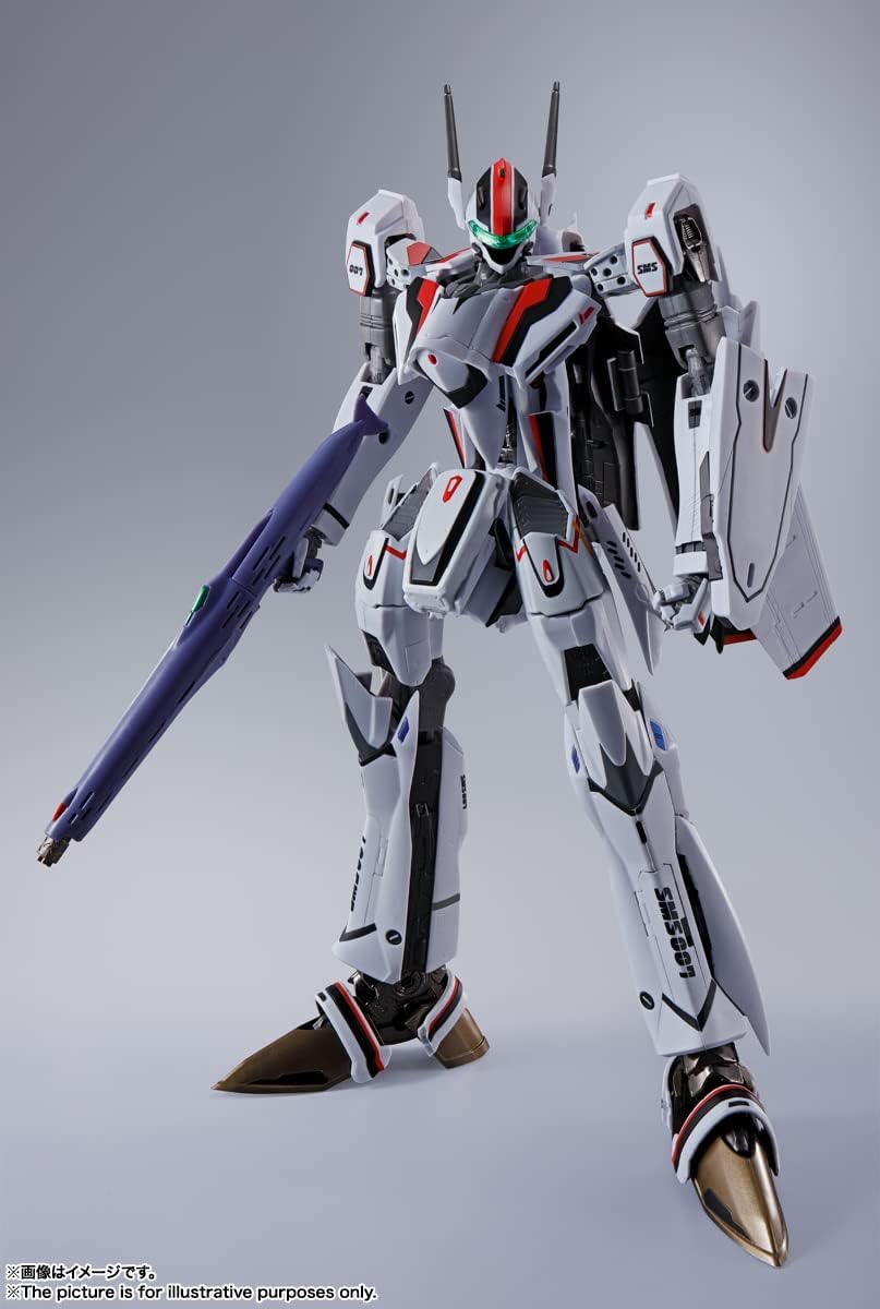 BANDAI SPIRITS DX Chogokin Macross F VF-25F Super Messiah Valkyrie (Alto Saotome) Revival Ver. Approx. 13.4 inches (340 mm), ABS & Die Cast & PVC Painted Action Figure