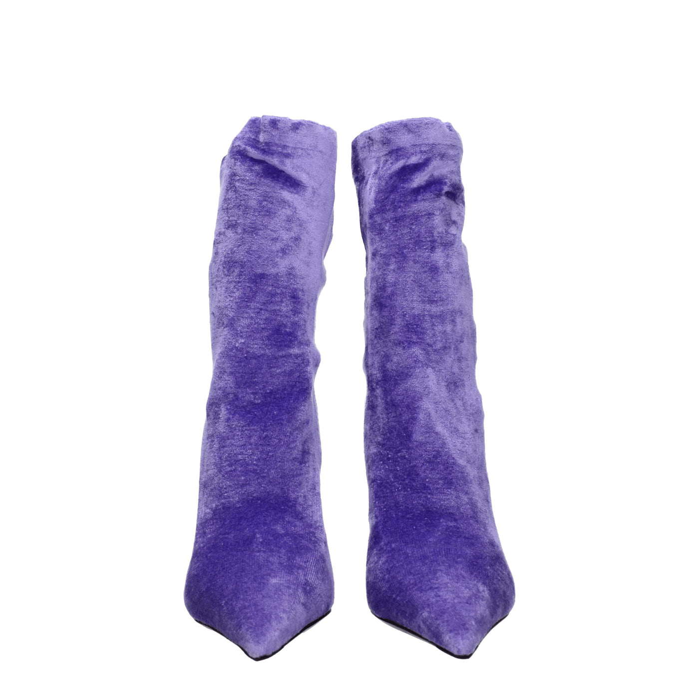 Balenciaga Boots Women Velvet Purple/Lilac - Image 3