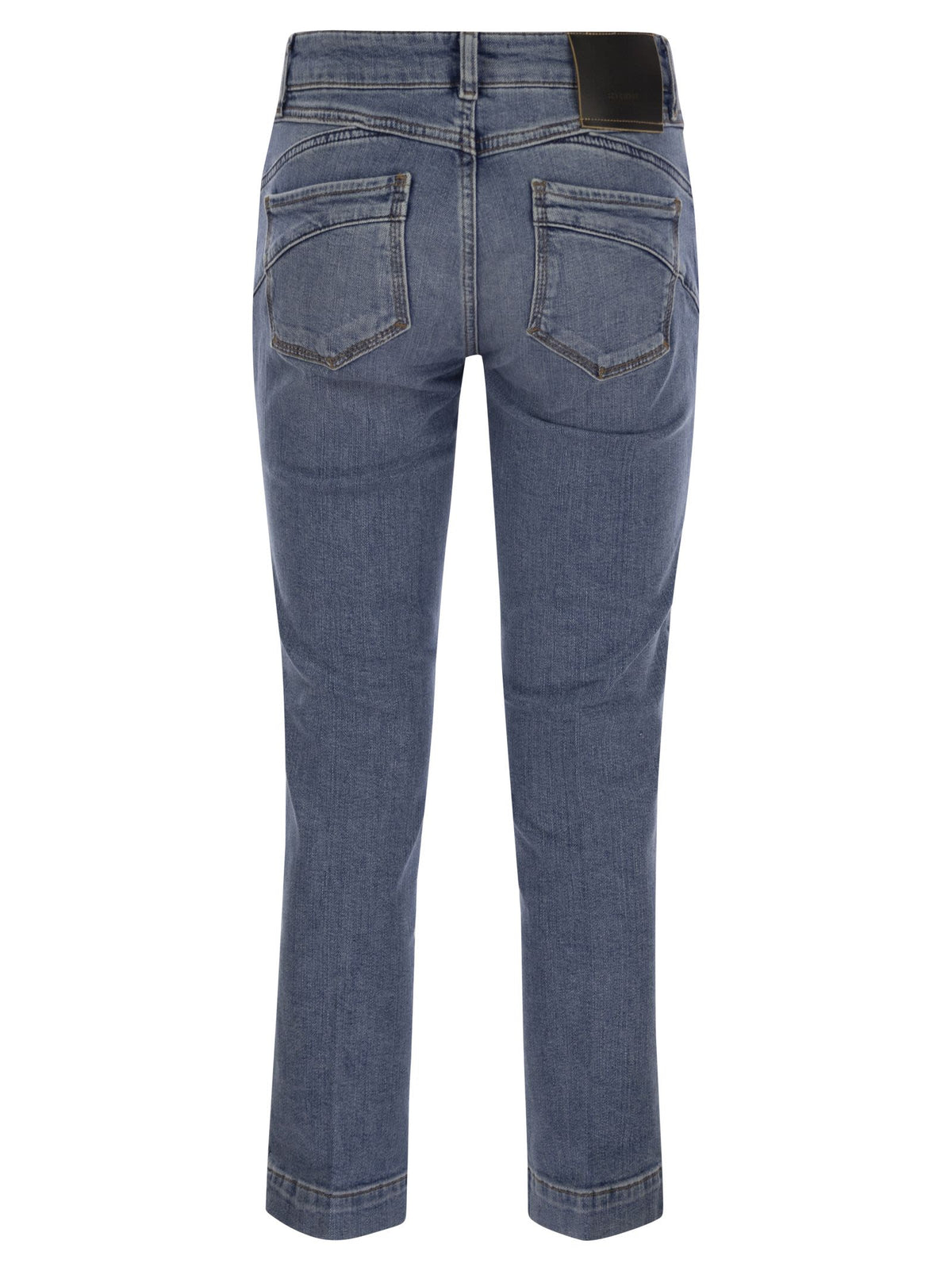 Sportmax SportMax Umbria Mini Flare Denim Ounsers - Image 3