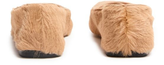 THE ROW Square ballet flat in pony - Image 3
