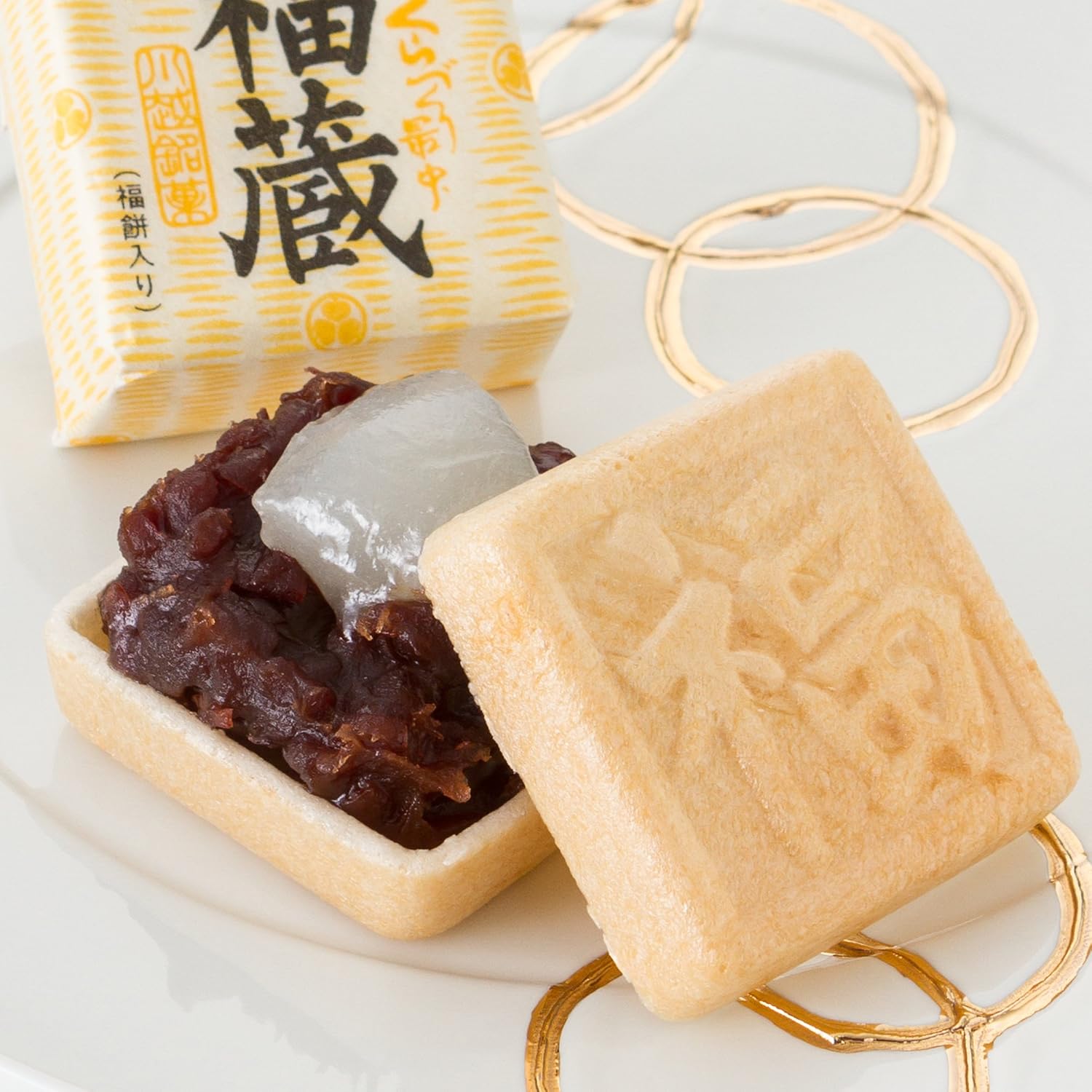 Kurazukuri Honpo Mennaku Fukumochi with Ogura Bean (Light Box), Kurazukuri Zenchu, Kawagoe Specialty, Gift