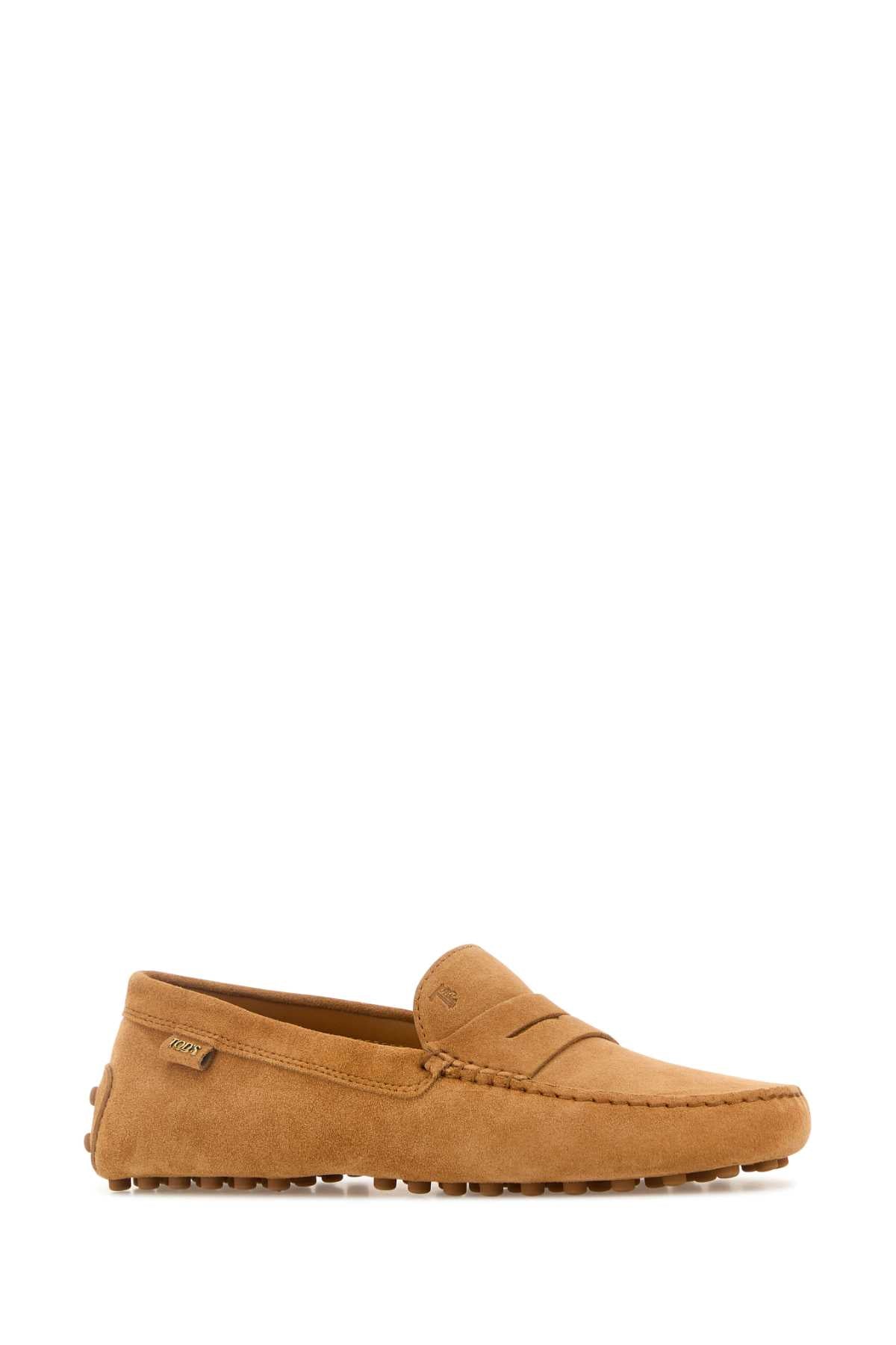 Tods トッド 'S ピーチスエードローファー - Image 3