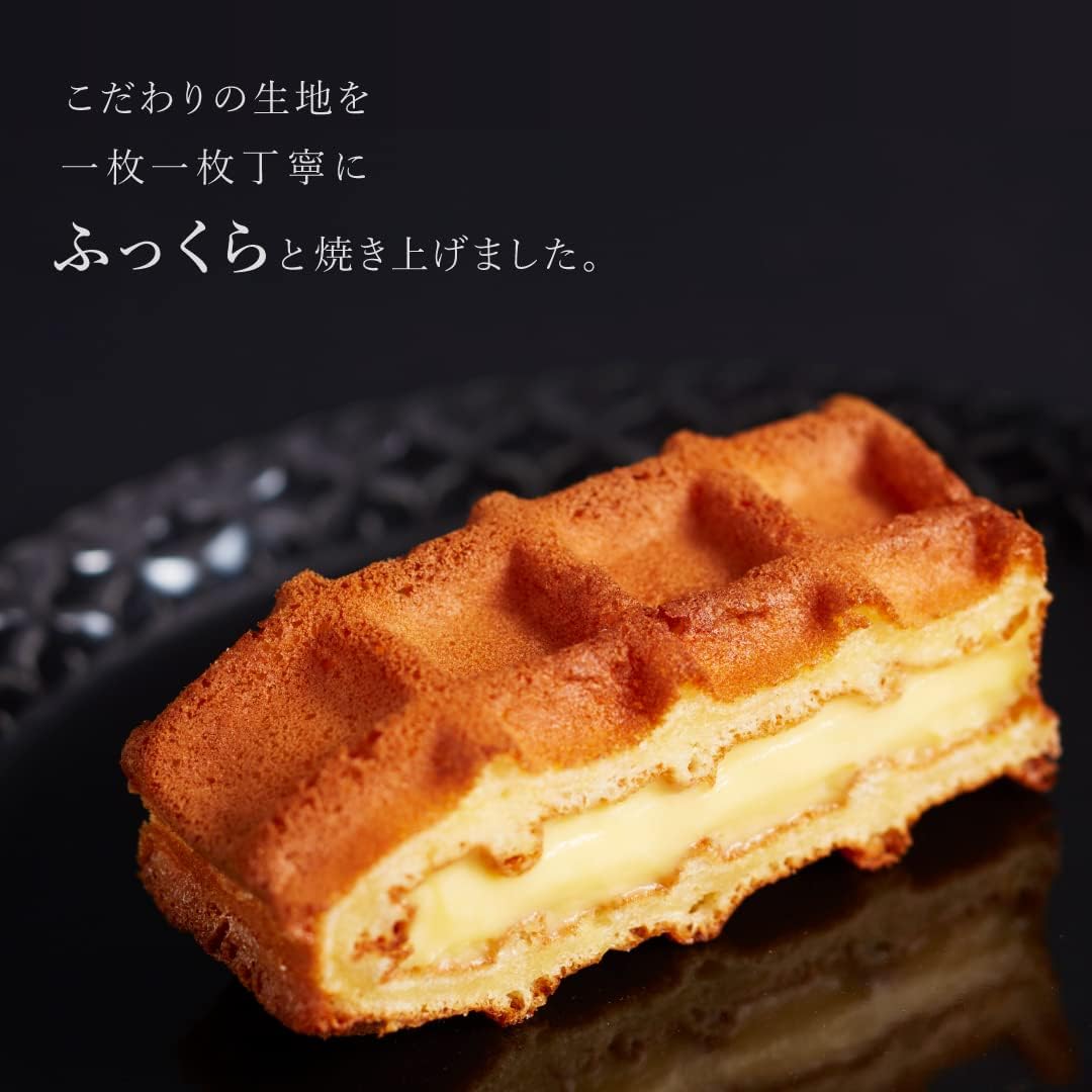 R.L Waffle Cake Sweets Gift Everyday Thank You Cards with Carry Bag Freezer, 10 Pcs