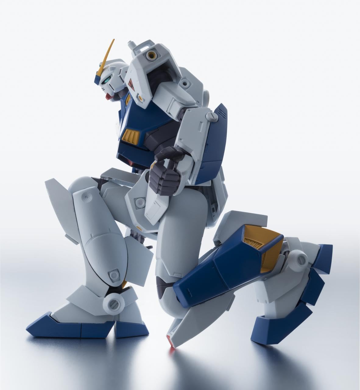TAMASHII NATIONS Robot Spirits, Mobile Suit Gundam 0080, War in the Pocket, RX-78NT-1, Gundam NT-1 & Chobam Armor Version, A.N.I.M.E. Approx. 4.9 inches (125 mm), ABS & PVC Pre-painted Action Figure