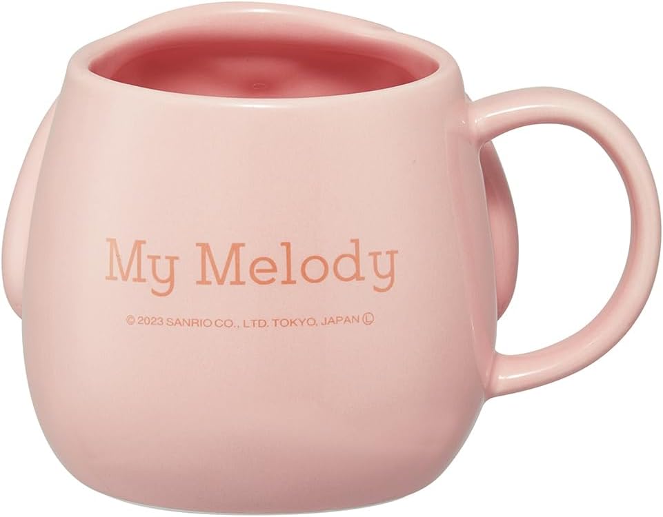 Skater CHMGD4-A Ceramic Mug, 13.8 fl oz (390 ml), Die Cut, My Melody Sanrio