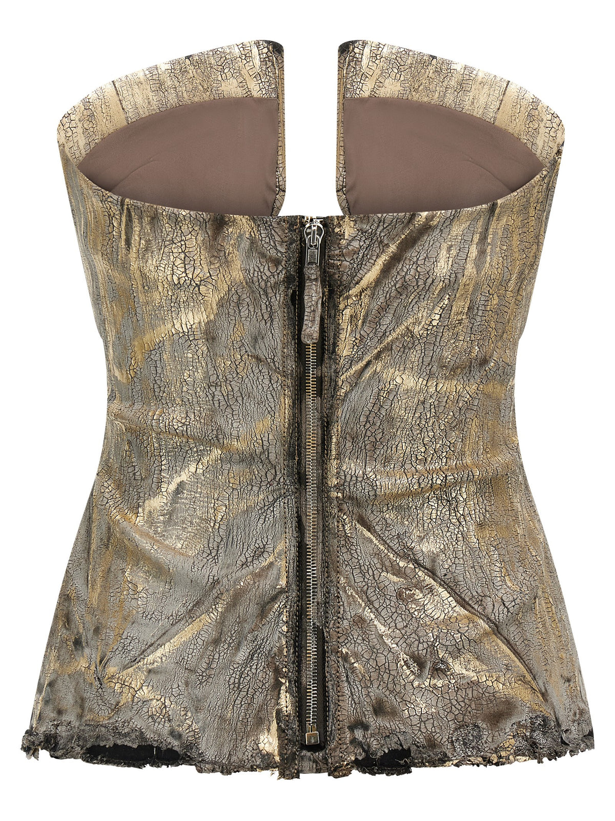 Rick リック・オーウェンズの織物プロング 'トップ - Image 3