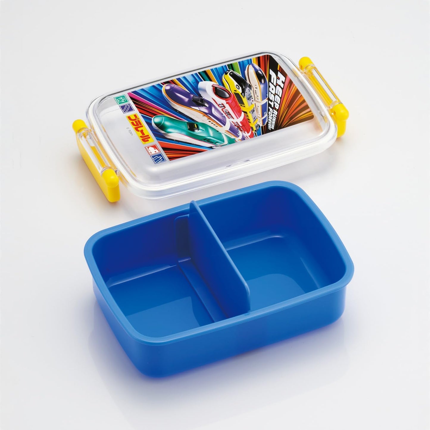 Skater (Skater) Bento Box for Kids, 450ml, Fluffy Topping Dome Lid, Lunch Box, 1-Tier, Made in Japan, Plarail 25, Boy, RBF3ANAG-A