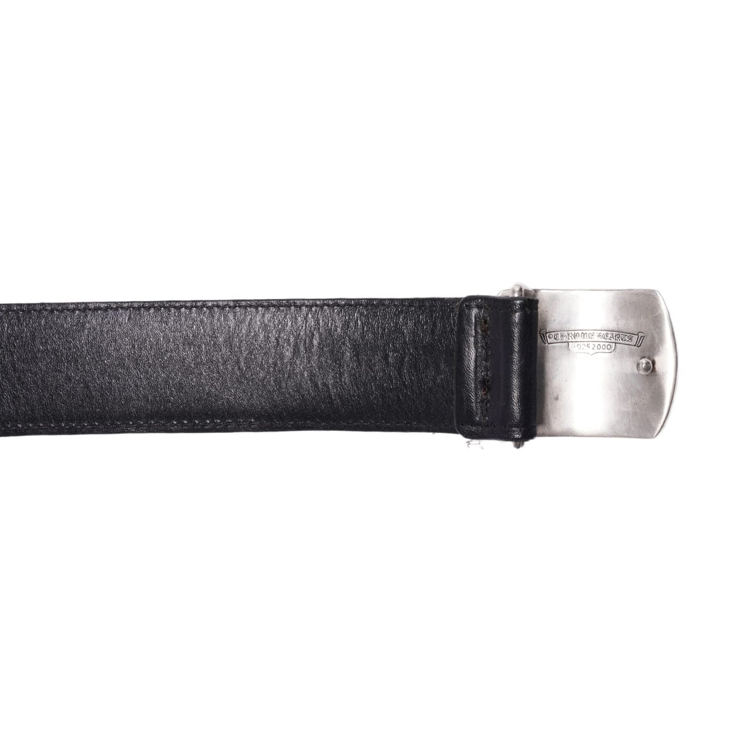 CHROME HEARTS 'DIAMOND DAGGER' LEATHER BELT