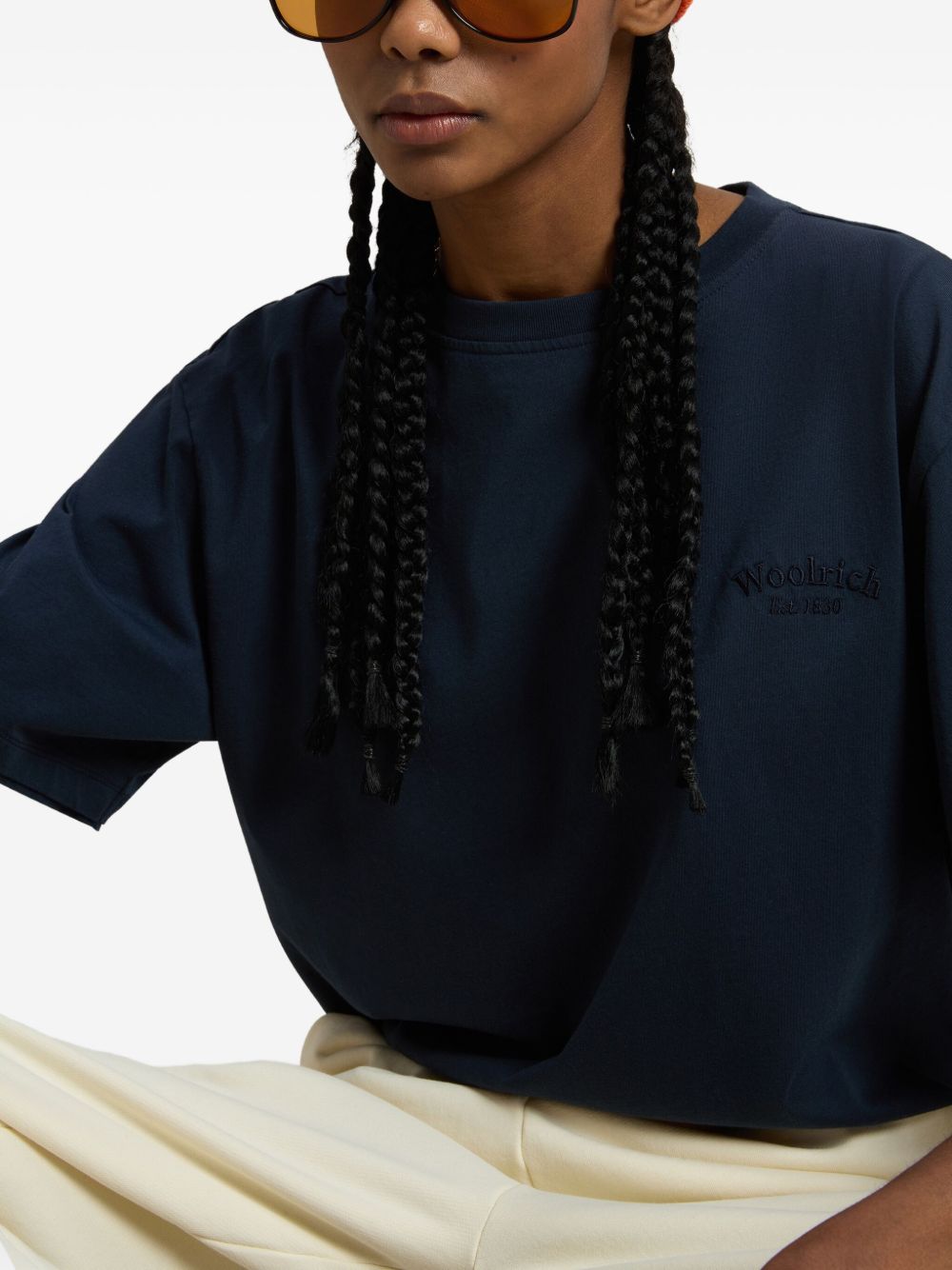 Woolrich ウールリッチロゴコットンTシャツ - Image 3