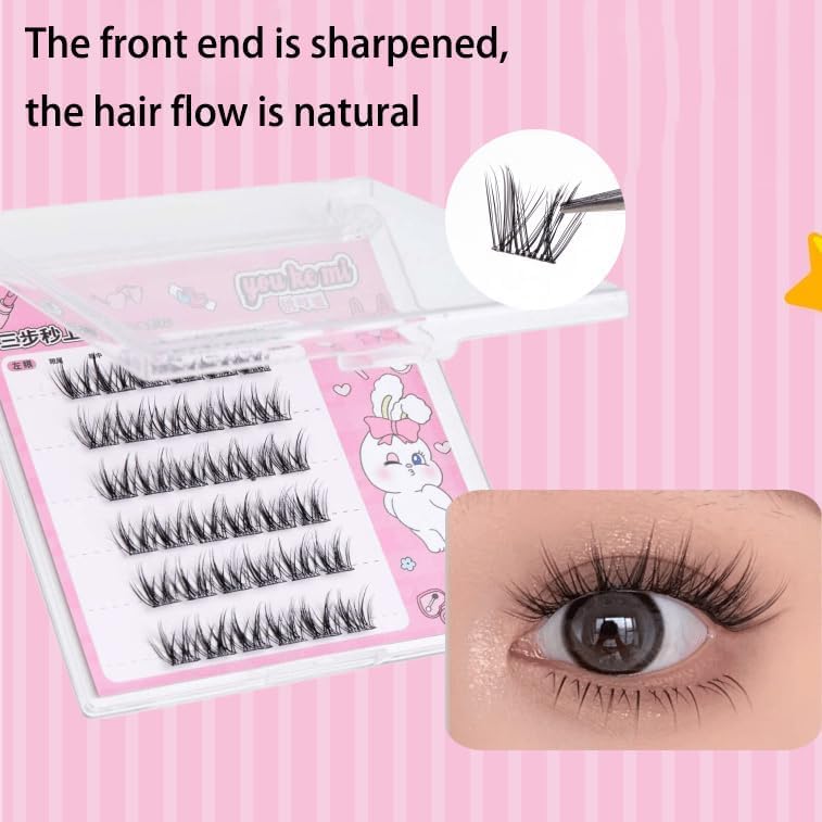 Dorolab Glue Free Eyelashes, Dorolab Eyelashes, Dorolab False Eyelashes, Dorolab, Dorolab Iashes Self Adhesive, Magnetic Lashes with Clamp,Dorolab Self Adhesive Eyelashes No Glue Needed